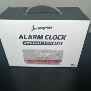 Journeyman Brand Alarm Clock With Himalayan Salt base